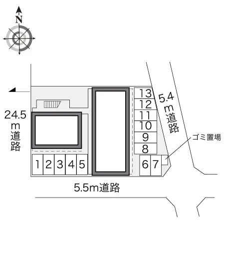 ★手数料０円★名古屋市北区新堀町　月極駐車場（LP）